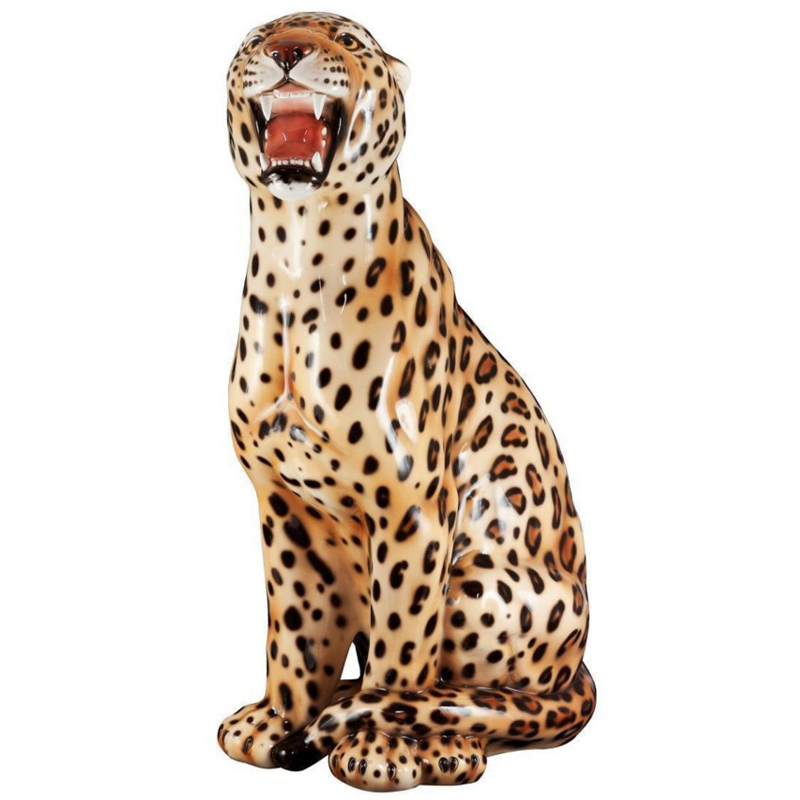 Статуэтка Abhika Leopard Dx Mix Коричневый Бежевый Черный Статуэтка Abhika Leopard Dx Mix Коричневый Бежевый Черный в Рязани | Loft Concept
