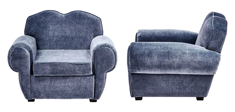 Кресло Braganza Chair Dusty Blueberry Кресло Braganza Chair Dusty Blueberry - Loft-Concept в Рязани
