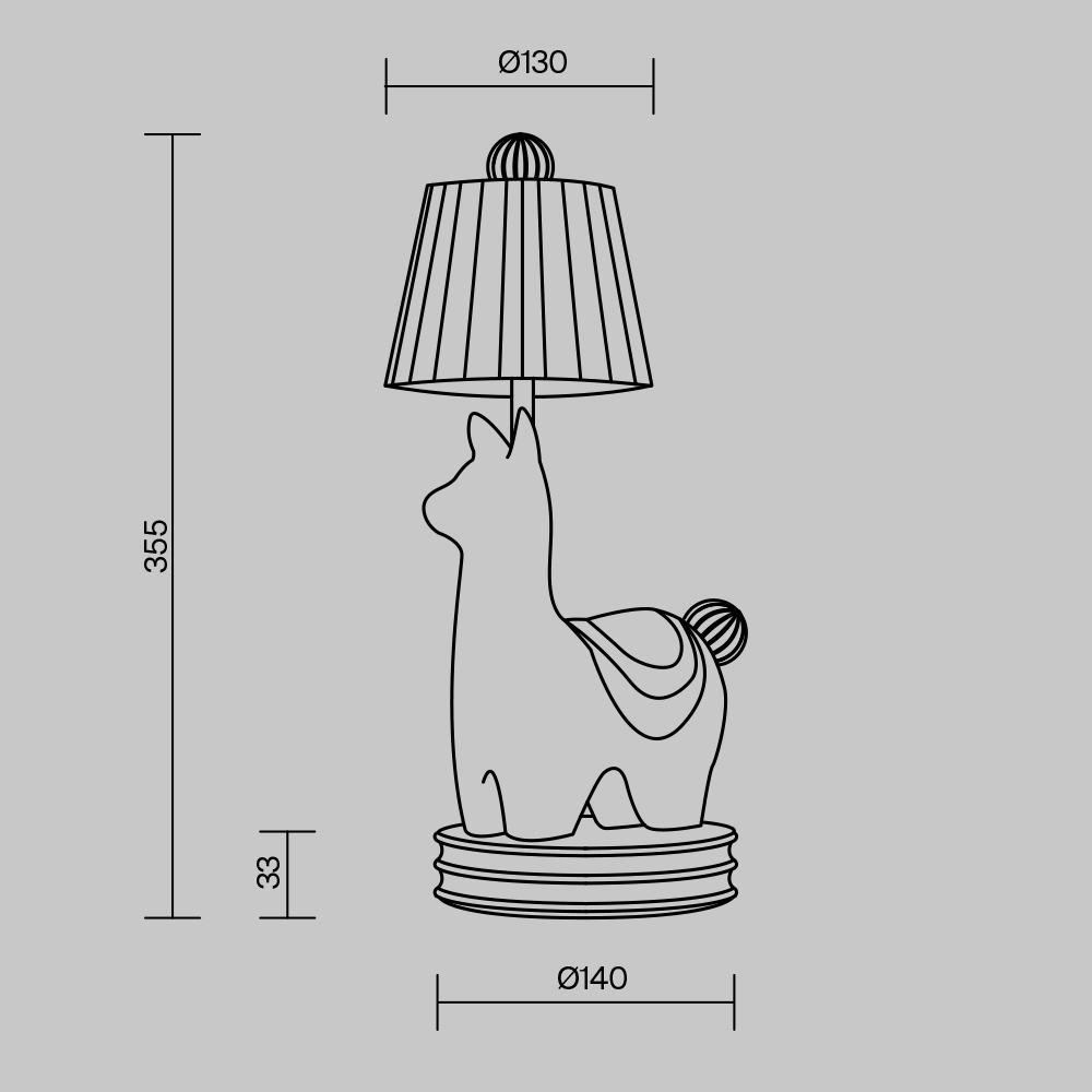 Настольный светильник Senor Alpaca 3000К 7Вт в Рязани