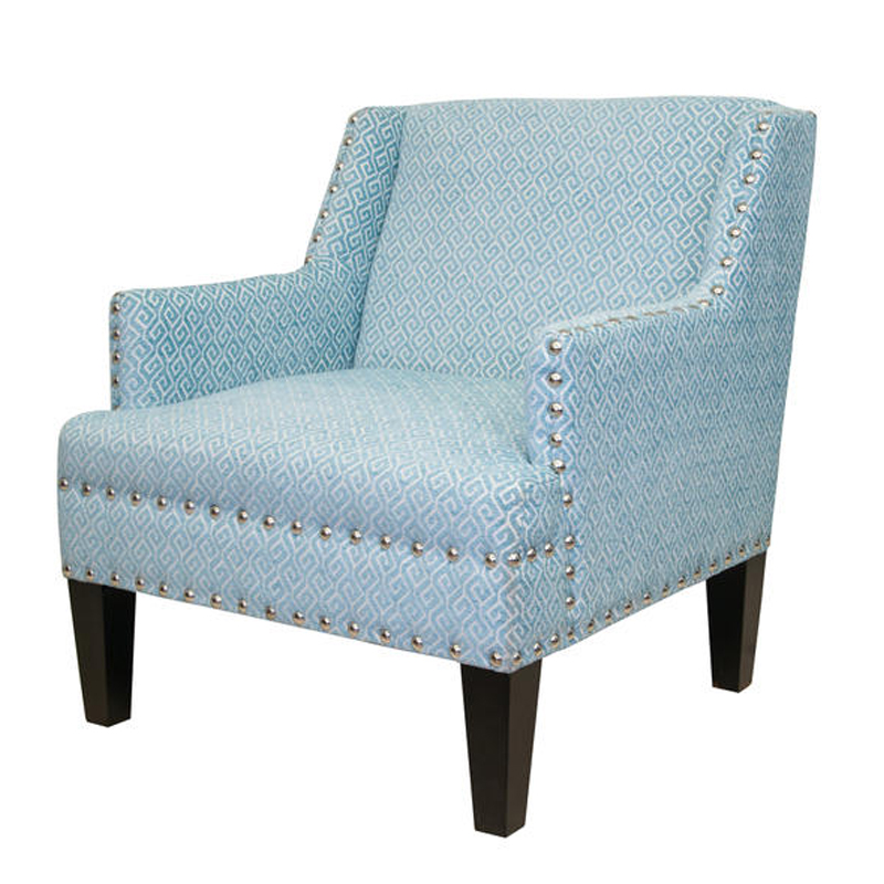 Кресло Fabio Armchair Velour blue Голубой Кресло Fabio Armchair Velour blue Голубой в Рязани | Loft Concept