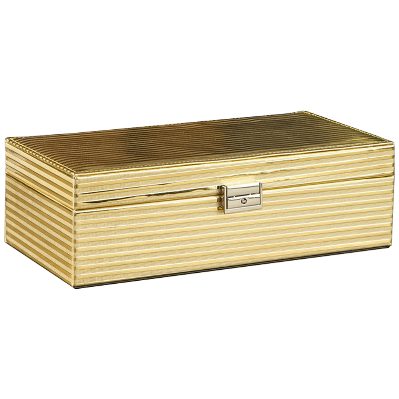 Шкатулка Afira Jewerly Organizer Box Золотой Шкатулка Afira Jewerly Organizer Box Золотой в Рязани | Loft Concept