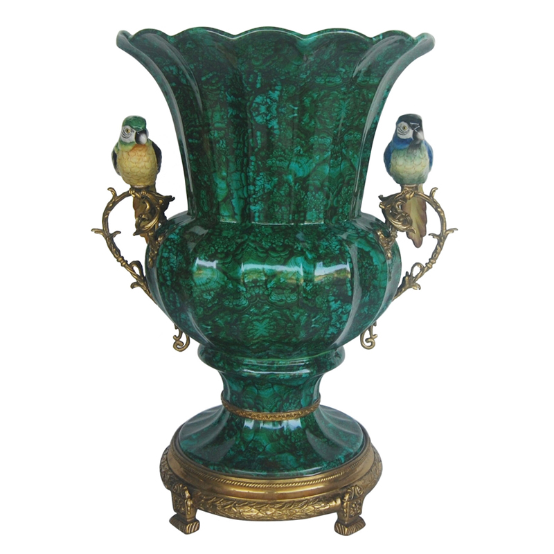 Ваза Joel Malachite Vase Малахит Ваза Joel Malachite Vase Малахит в Рязани | Loft Concept