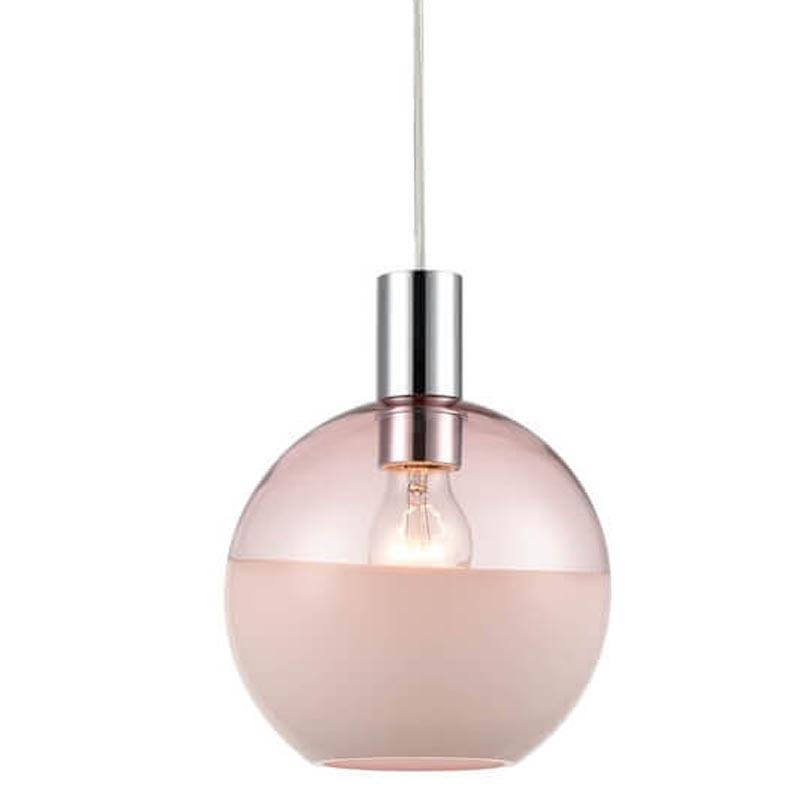 Подвесной светильник Rachel pink Хром Розовый Подвесной светильник Rachel pink Хром Розовый в Рязани | Loft Concept