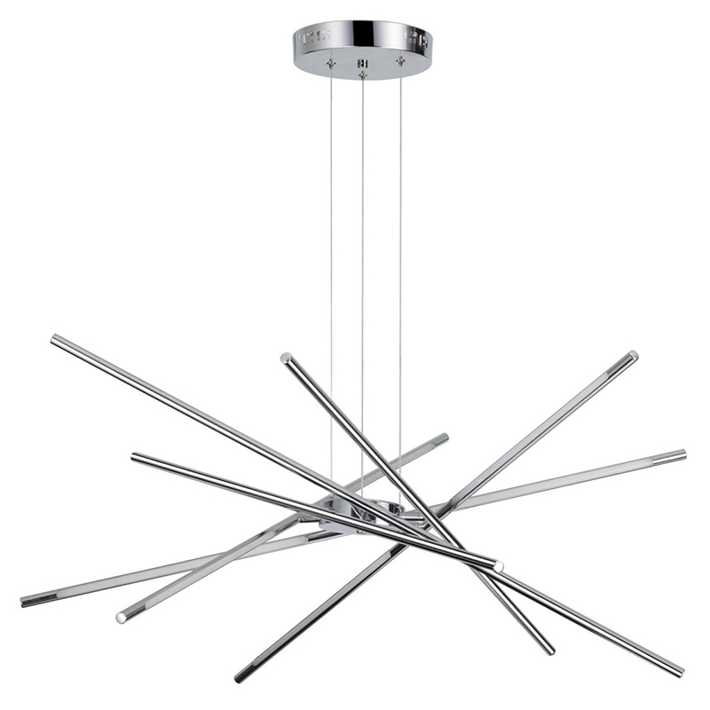 Люстра Trumpet Tube Chrome Chandelier Хром Люстра Trumpet Tube Chrome Chandelier Хром в Рязани | Loft Concept