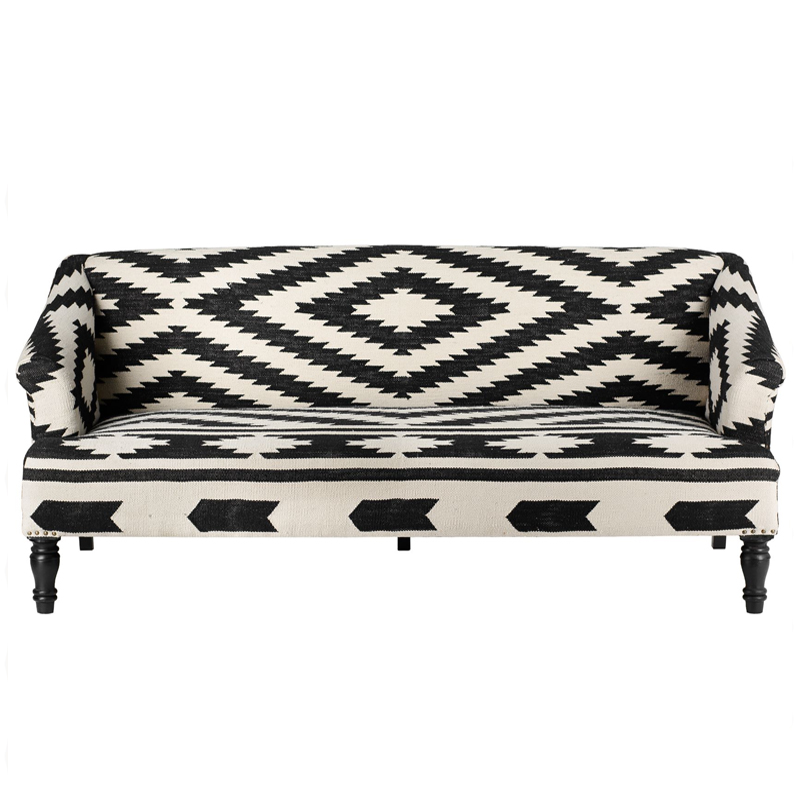 Диван Черно-Белый Келим KELIM Sofa Черно-белый Диван Черно-Белый Келим KELIM Sofa Черно-белый в Рязани | Loft Concept