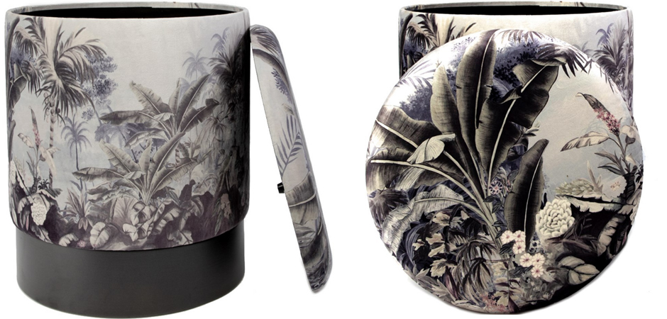 Пуф PUF Jungle Print plants Пуф PUF Jungle Print plants - Loft-Concept в Рязани