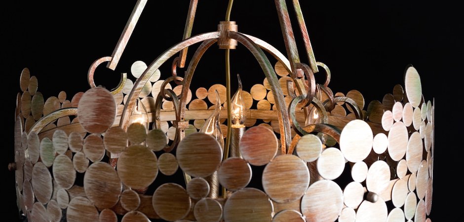 Люстра Round Iron Shod Chandelier Люстра Round Iron Shod Chandelier - Loft-Concept в Рязани