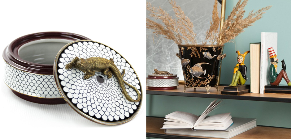 Шкатулка Box Bronze Lizard Шкатулка Box Bronze Lizard - Loft-Concept в Рязани