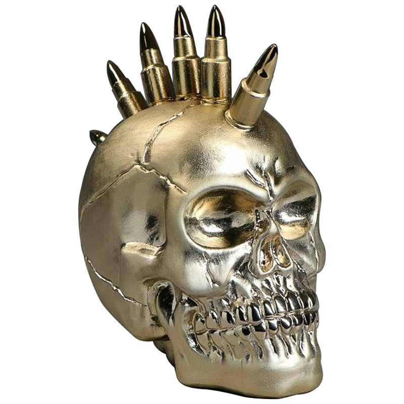 Статуэтка Skull Iroquois Золотой Статуэтка Skull Iroquois Золотой в Рязани | Loft Concept