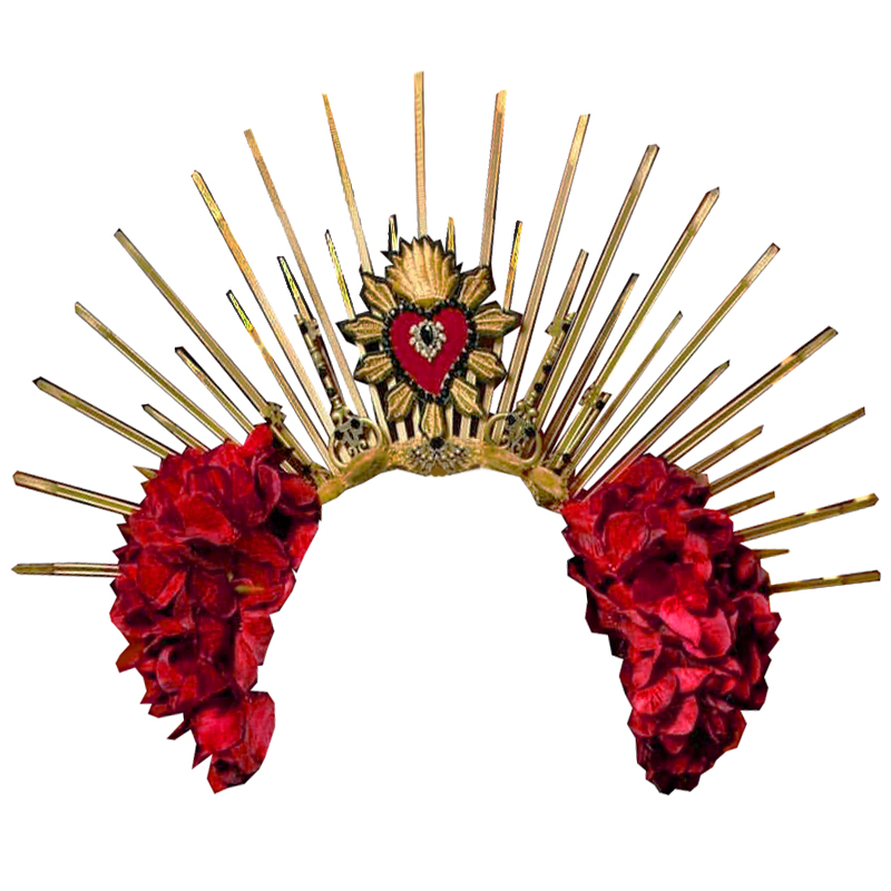 Корона Crown Broken Heart Frida Kahlo Красный Корона Crown Broken Heart Frida Kahlo Красный в Рязани | Loft Concept