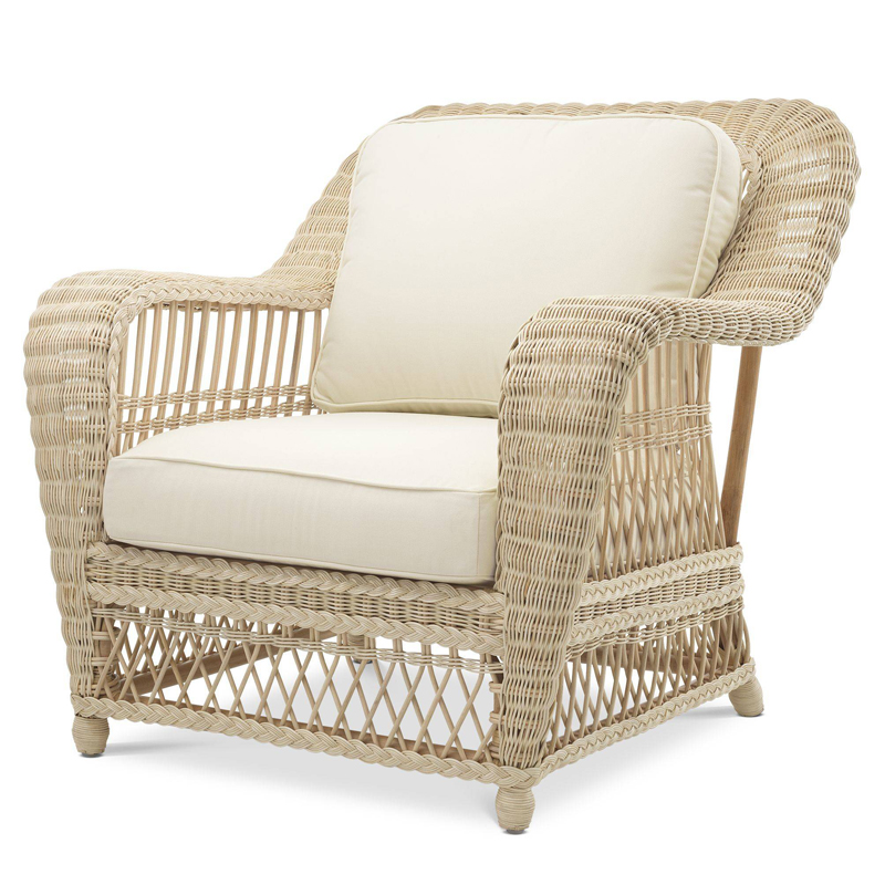 Кресло Eichholtz Chair Barbados Бежевый Кремовый Кресло Eichholtz Chair Barbados Бежевый Кремовый в Рязани | Loft Concept