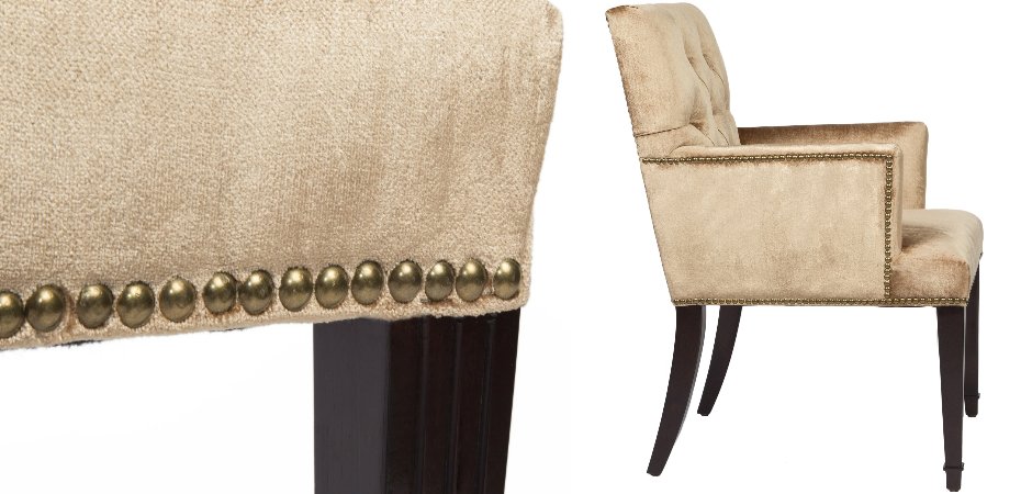 Стул с подлокотниками Parisian Chic Beige Стул с подлокотниками Parisian Chic Beige - Loft-Concept в Рязани