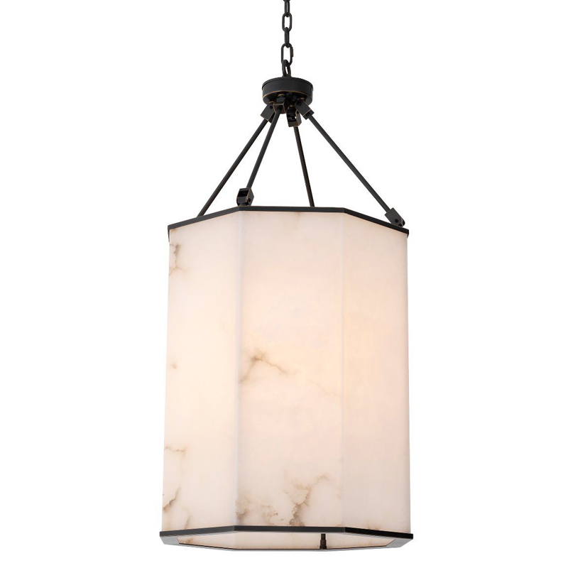 Подвесной светильник Eichholtz Chandelier Victoire L Белый Темная бронза Подвесной светильник Eichholtz Chandelier Victoire L Белый Темная бронза в Рязани | Loft Concept