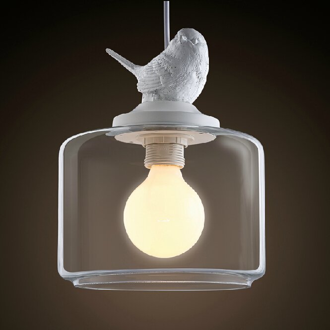 Подвесной светильник Provence Bird Pendant Белый Подвесной светильник Provence Bird Pendant Белый в Рязани | Loft Concept