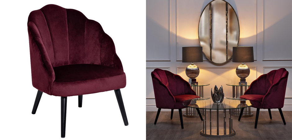 Кресло FolioFlower Armchair burgundy Кресло FolioFlower Armchair burgundy - Loft-Concept в Рязани