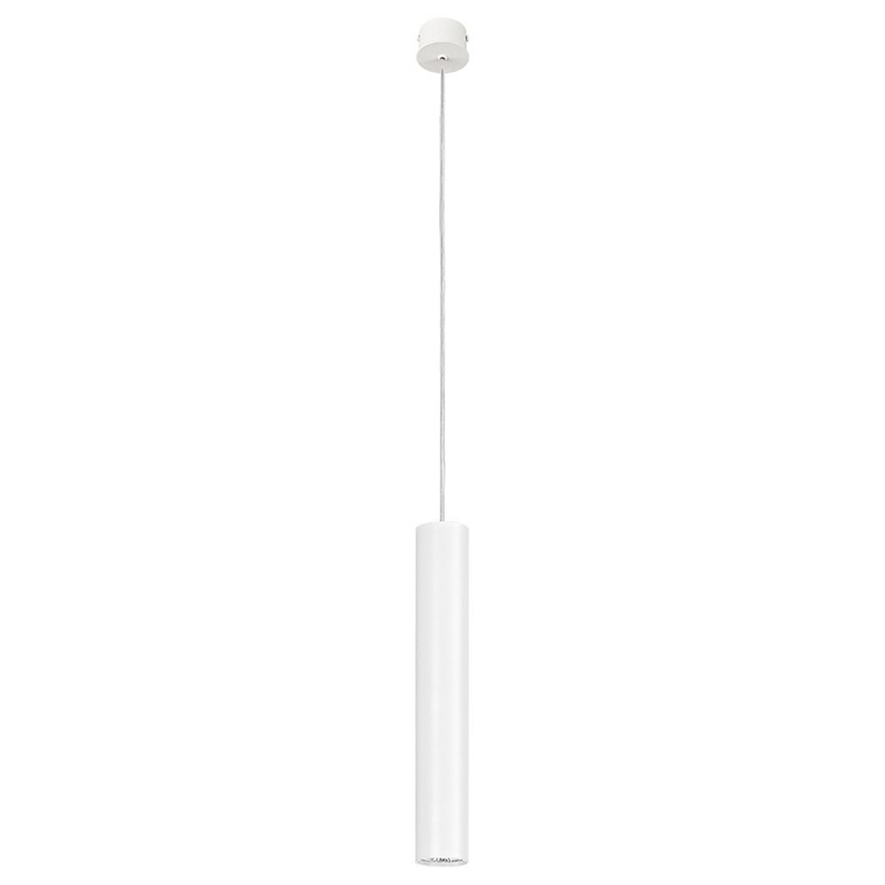 Подвесной светильник Luis Trumpet Tube White Lamp 40 Белый Подвесной светильник Luis Trumpet Tube White Lamp 40 Белый в Рязани | Loft Concept