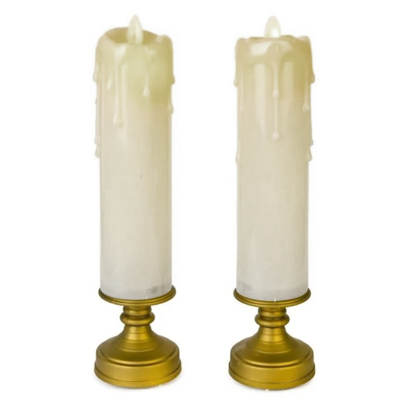 Набор свечей Two LED Candles Латунь Набор свечей Two LED Candles Латунь в Рязани | Loft Concept