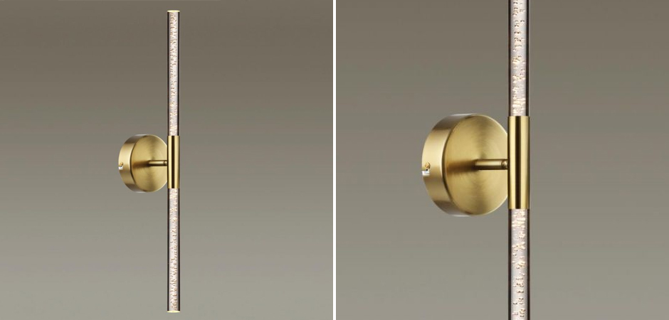 Бра Trumpet tube Two-way Золотое Бра Trumpet tube Two-way Золотое - Loft-Concept в Рязани