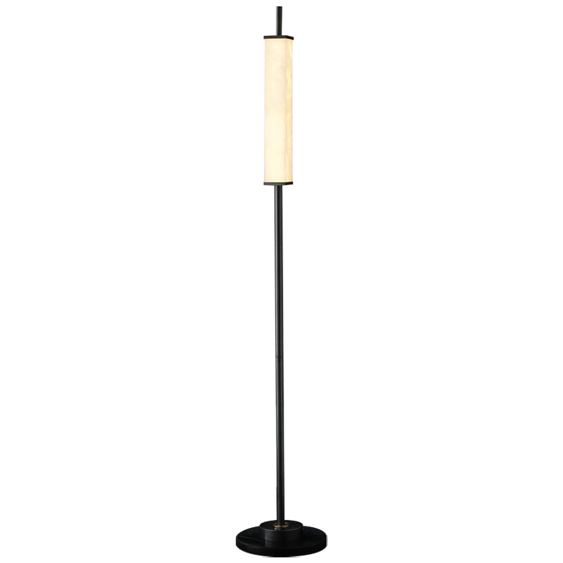 Торшер Gaelle Modern Marble Floor Lamp Белый Мрамор Bianco Темная медь Черный в Рязани | Loft Concept 