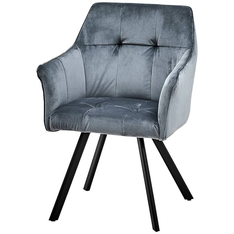 Стул Datie Stool Черный Серо-голубой Стул Datie Stool Черный Серо-голубой в Рязани | Loft Concept