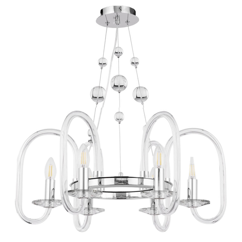 Люстра Destiny Chandelier Хром Люстра Destiny Chandelier Хром в Рязани | Loft Concept