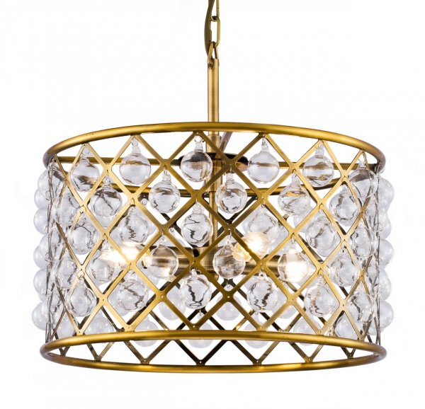 Люстра RH Spencer Hoop Chandelier 45 Brass Латунь Люстра RH Spencer Hoop Chandelier 45 Brass Латунь в Рязани | Loft Concept