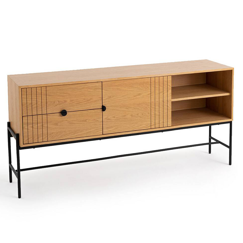 Комод в стиле лофт Domar Chest of Drawers Древесина Черный Комод в стиле лофт Domar Chest of Drawers Древесина Черный в Рязани | Loft Concept