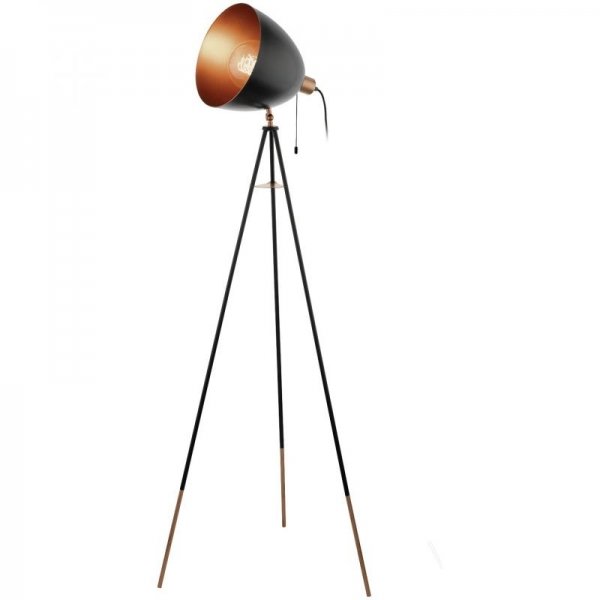 Напольный светильник Scopus Floor Lamp Черный Медь Напольный светильник Scopus Floor Lamp Черный Медь в Рязани | Loft Concept