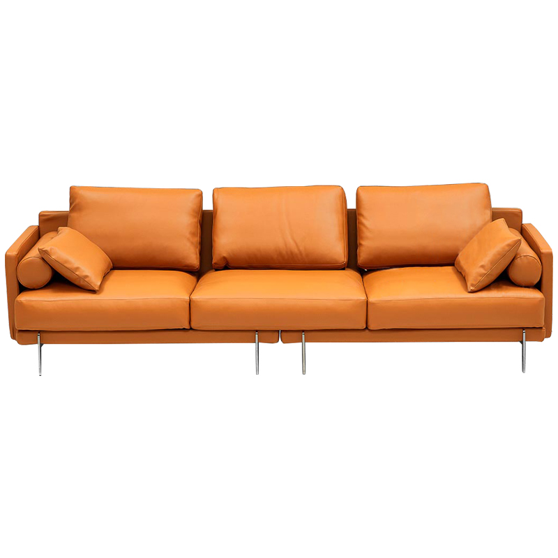 Диван Mosley Orange Sofa Оранжевый Оранжевый Диван Mosley Orange Sofa Оранжевый Оранжевый в Рязани | Loft Concept