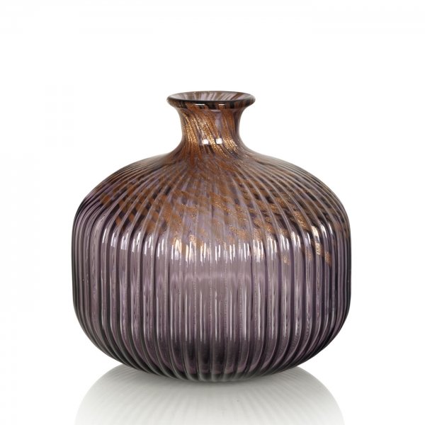 Стеклянная ваза Cellular Purple vase Прозрачный фиолетовый Стеклянная ваза Cellular Purple vase Прозрачный фиолетовый в Рязани | Loft Concept