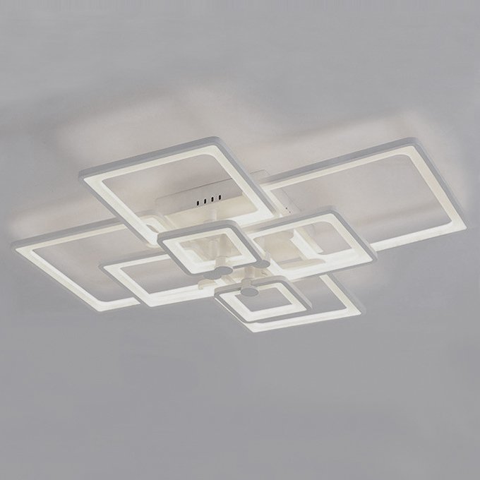 Потолочный светильник Squares & Rectangles Белый в Рязани | Loft Concept 