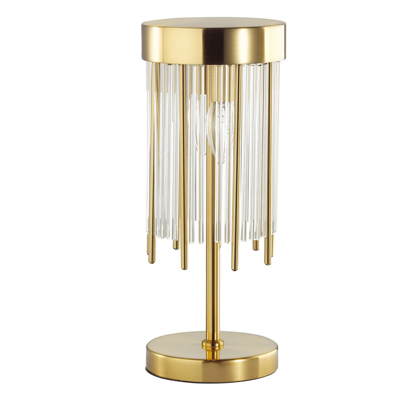 Настольная лампа Niemira Table lamp Прозрачный (Transparent) Золотой в Рязани | Loft Concept 