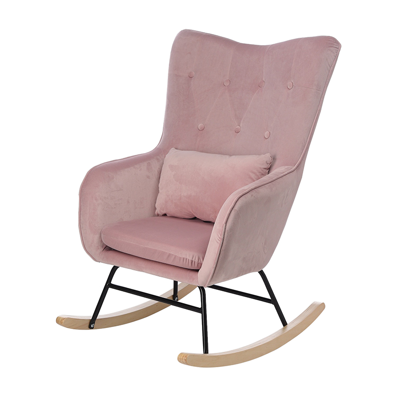 Кресло-качалка Lassily Pink Розовый Кресло-качалка Lassily Pink Розовый в Рязани | Loft Concept