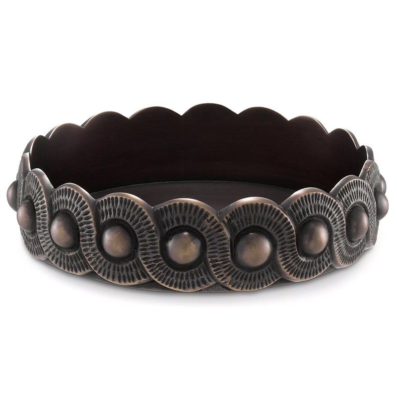 Пепельница Eichholtz Ashtray Palmeral Бронза Темная бронза винтаж Пепельница Eichholtz Ashtray Palmeral Бронза Темная бронза винтаж в Рязани | Loft Concept