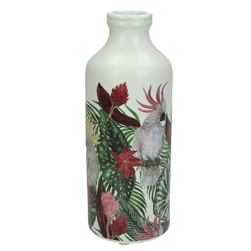 Ваза Exotic Garden Vase 18 Белый Мульти Ваза Exotic Garden Vase 18 Белый Мульти в Рязани | Loft Concept
