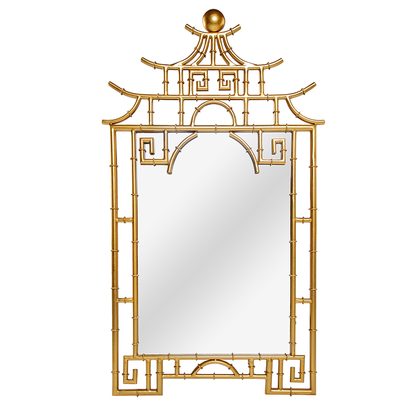 Зеркало Pagoda Mirror Gold 128 Золотой Зеркало Pagoda Mirror Gold 128 Золотой в Рязани | Loft Concept
