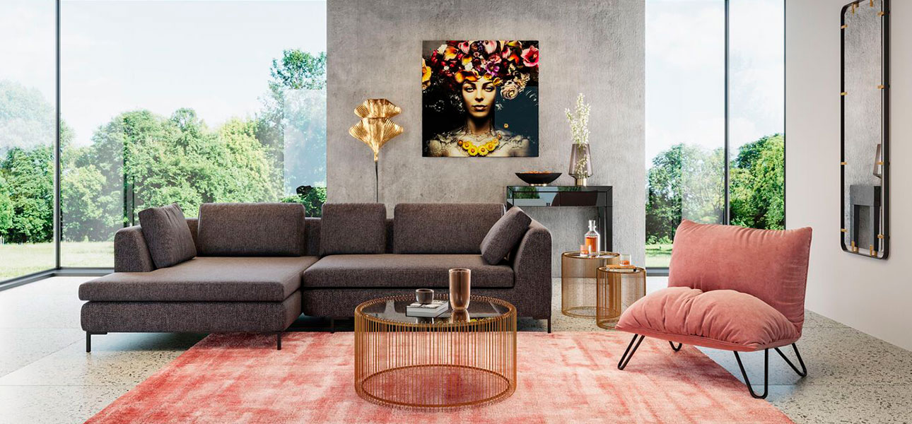 Кофейный столик золото круглый  Anthony - фото №3