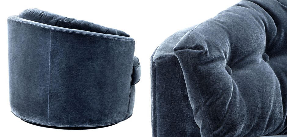 Кресло Eichholtz Chair Recla Blue Кресло Eichholtz Chair Recla Blue - Loft-Concept в Рязани