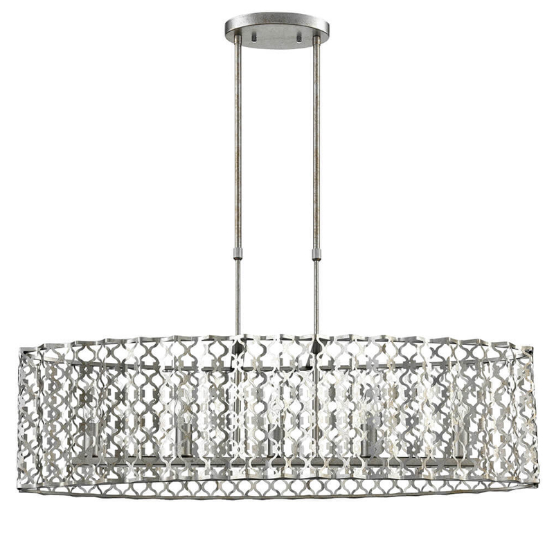 Люстра Arabesque Quatrefoil Drum Шампань Винтаж Люстра Arabesque Quatrefoil Drum Шампань Винтаж в Рязани | Loft Concept