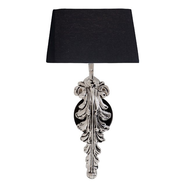 Бра Eichholtz Wall Lamp Beau Site Nickel+Black Никель Черный Бра Eichholtz Wall Lamp Beau Site Nickel+Black Никель Черный в Рязани | Loft Concept