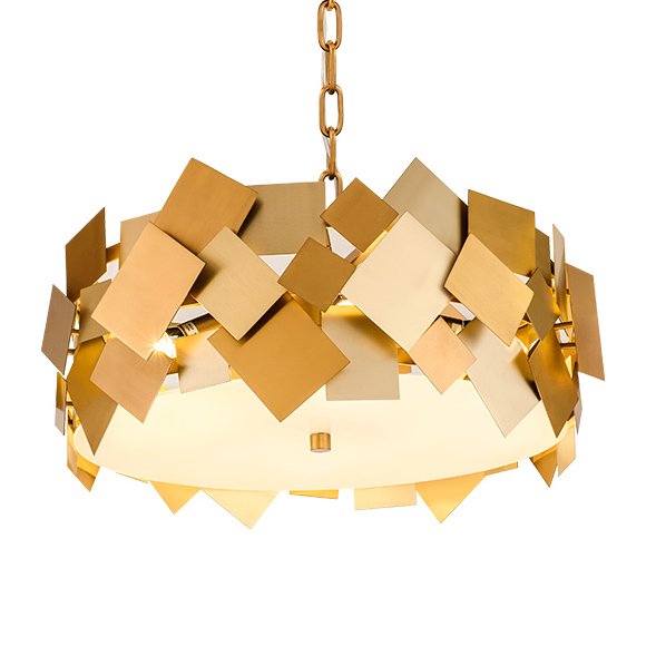 Люстра Gold Plate Chandelier 4 Люстра Gold Plate Chandelier 4 в Рязани | Loft Concept