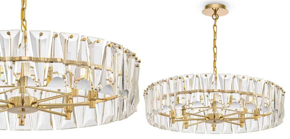 Люстра Ruby Crystal Chandelier Gold 75 Люстра Ruby Crystal Chandelier Gold 75 - Loft-Concept в Рязани