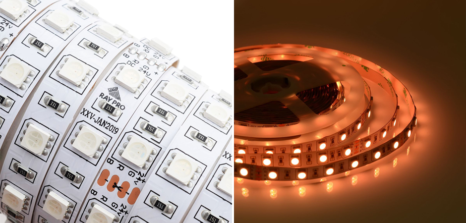 Светодиодная лента 14,4W/m 60LED/m 5050SMD разноцветная - фото №2