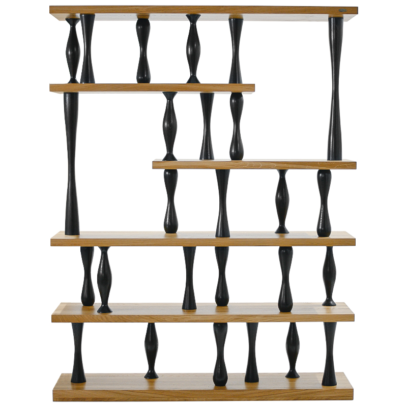 Стеллаж Rayner Rack Древесина Черный в Рязани | Loft Concept 