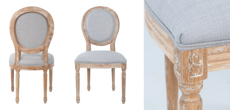 Стул French chairs Provence Light grey Chair Стул French chairs Provence Light grey Chair - Loft-Concept в Рязани