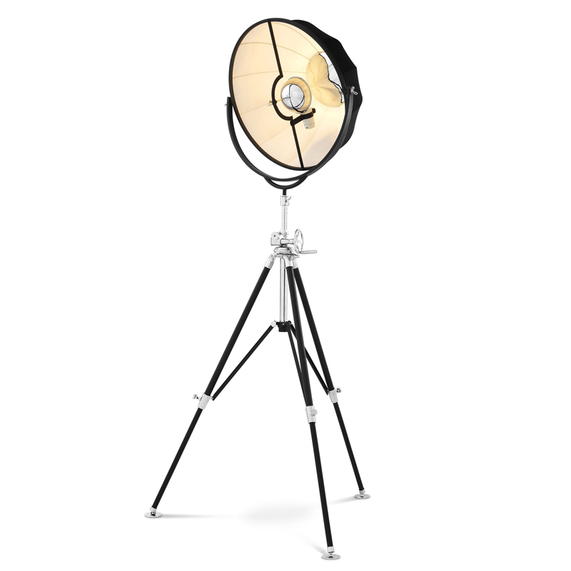 Торшер Eichholtz Floor Lamp Vertigo Черный Никель Торшер Eichholtz Floor Lamp Vertigo Черный Никель в Рязани | Loft Concept