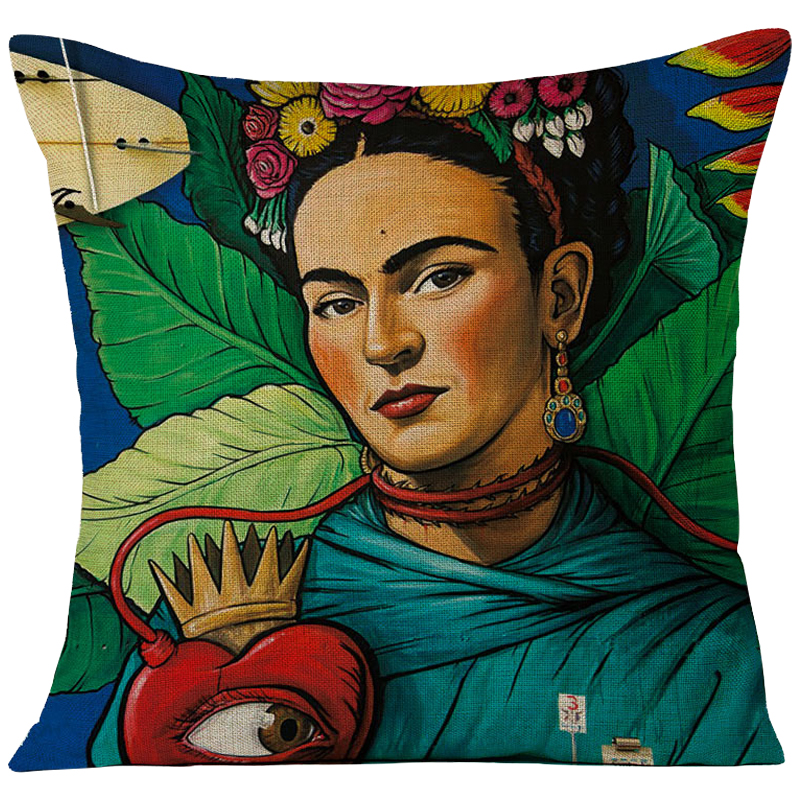Декоративная подушка Frida Kahlo 10 Мульти Декоративная подушка Frida Kahlo 10 Мульти в Рязани | Loft Concept