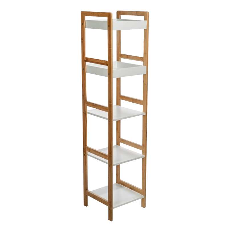Стеллаж Stockholm White & Beige Slim Белый Бежевый Стеллаж Stockholm White & Beige Slim Белый Бежевый в Рязани | Loft Concept