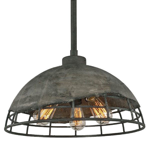 Подвесной светильник Stone industrial lamp 3 Серый (Gray) Подвесной светильник Stone industrial lamp 3 Серый (Gray) в Рязани | Loft Concept