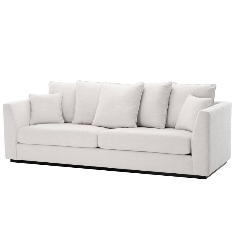 Диван Eichholtz Sofa Taylor white Белый Черный Диван Eichholtz Sofa Taylor white Белый Черный в Рязани | Loft Concept